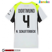 Ženske Nogometnih dresov Borussia Dortmund Nico Schlotterbeck #4 Gostujoči 2025-26 Kratki rokavi